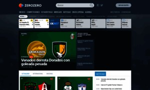 Zerozero.com.mx thumbnail
