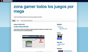 Zonagamertodoslosjuegosmega.blogspot.com thumbnail