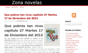 Zonanovelas.com thumbnail